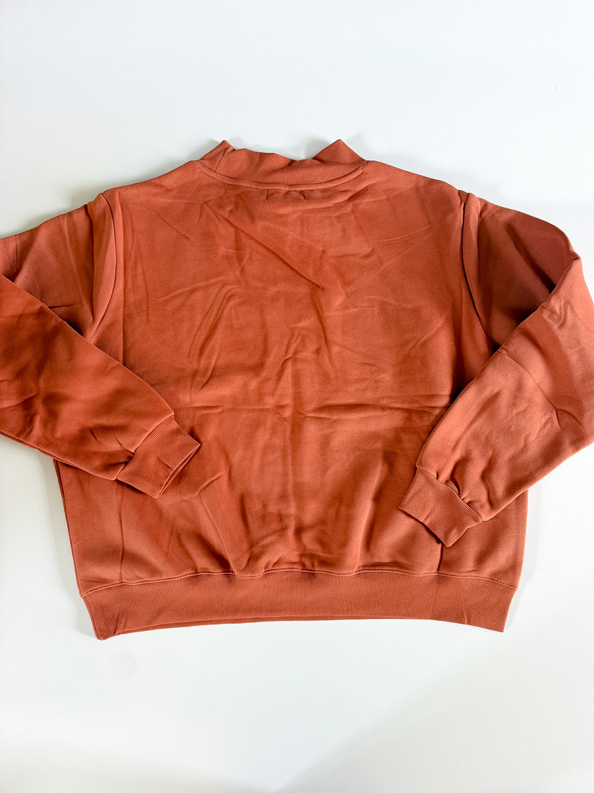 L/XL Burnt Orange PARKE Mockneck