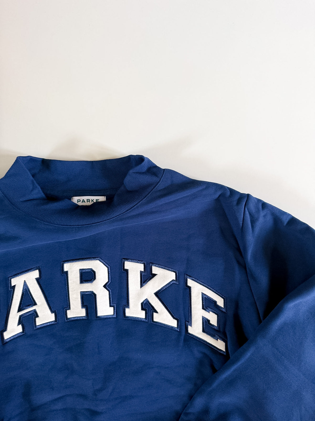 RARE Collegiate Blue PARKE Mockneck