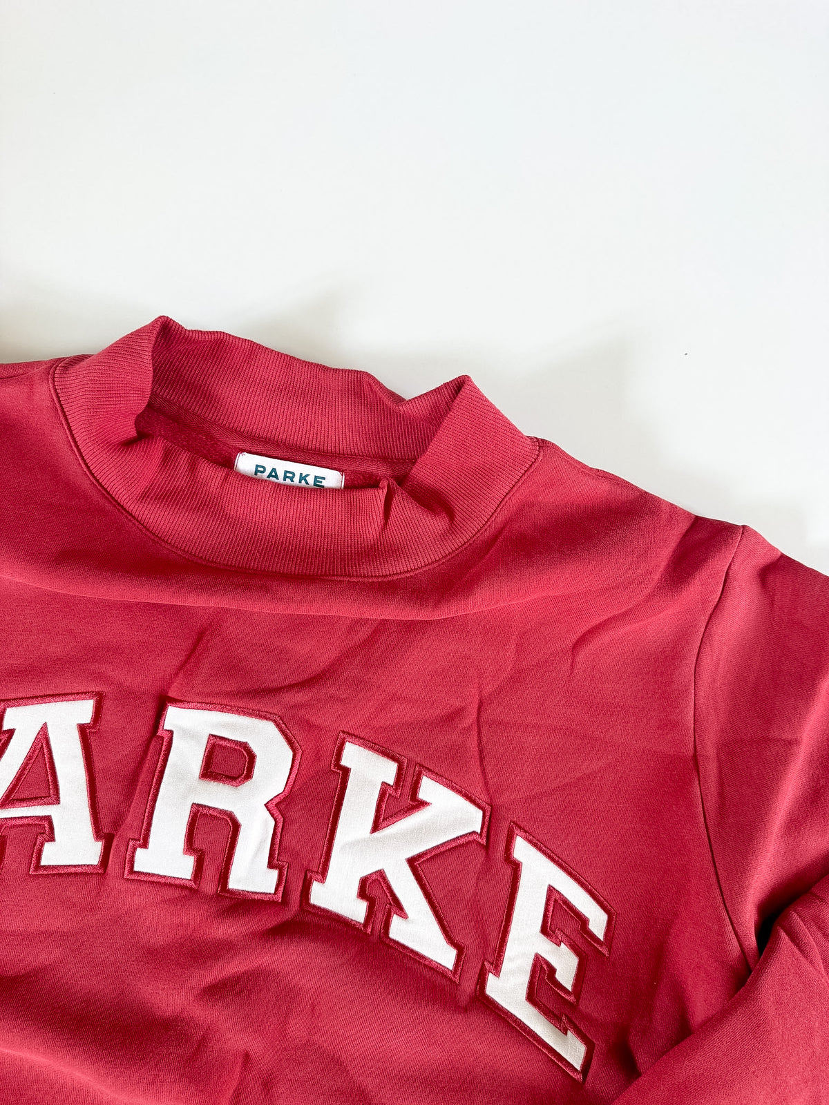RARE Red PARKE Mockneck