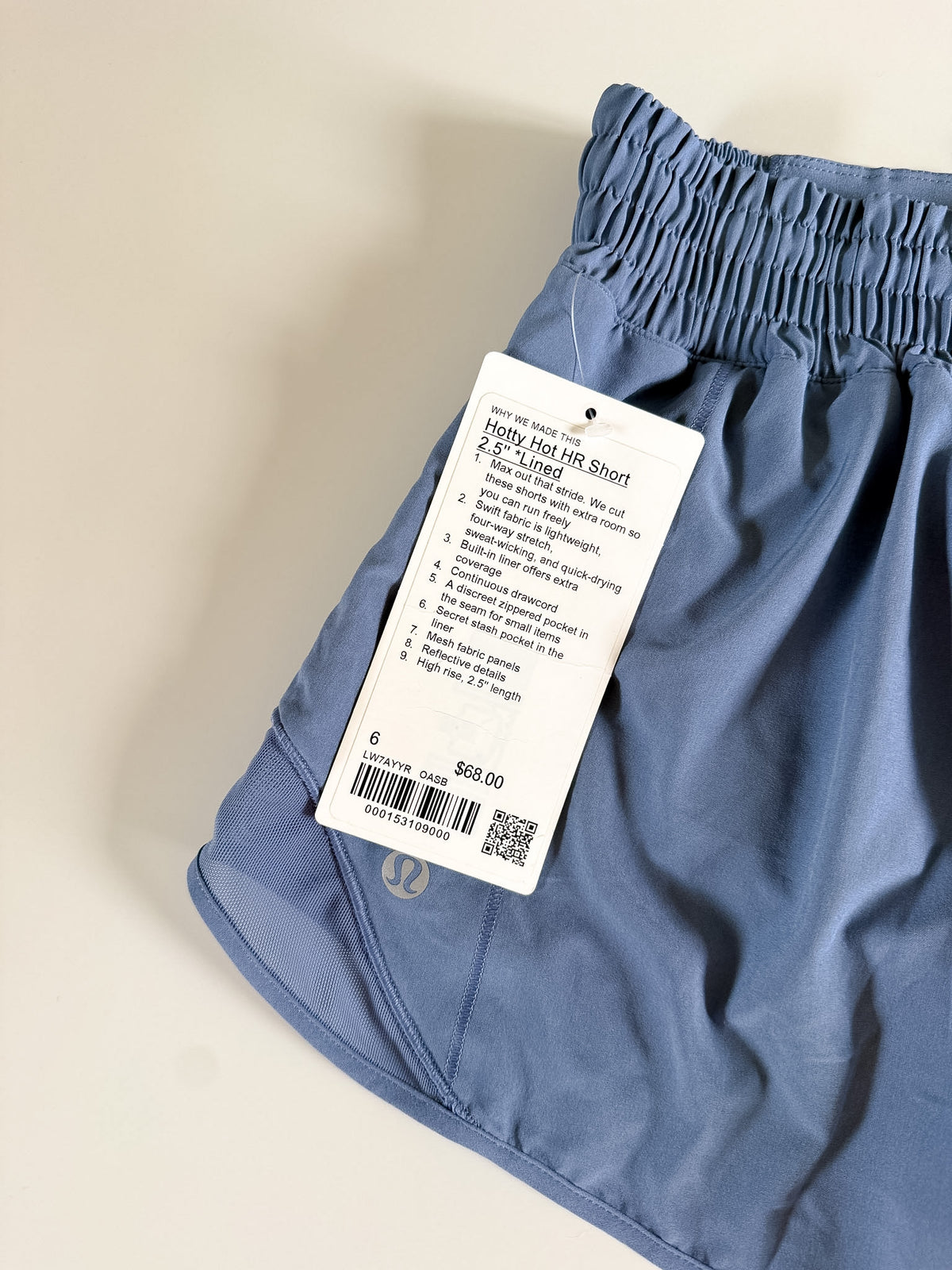 Size 6 NWT Oasis Blue Hotty Hot 2.5"