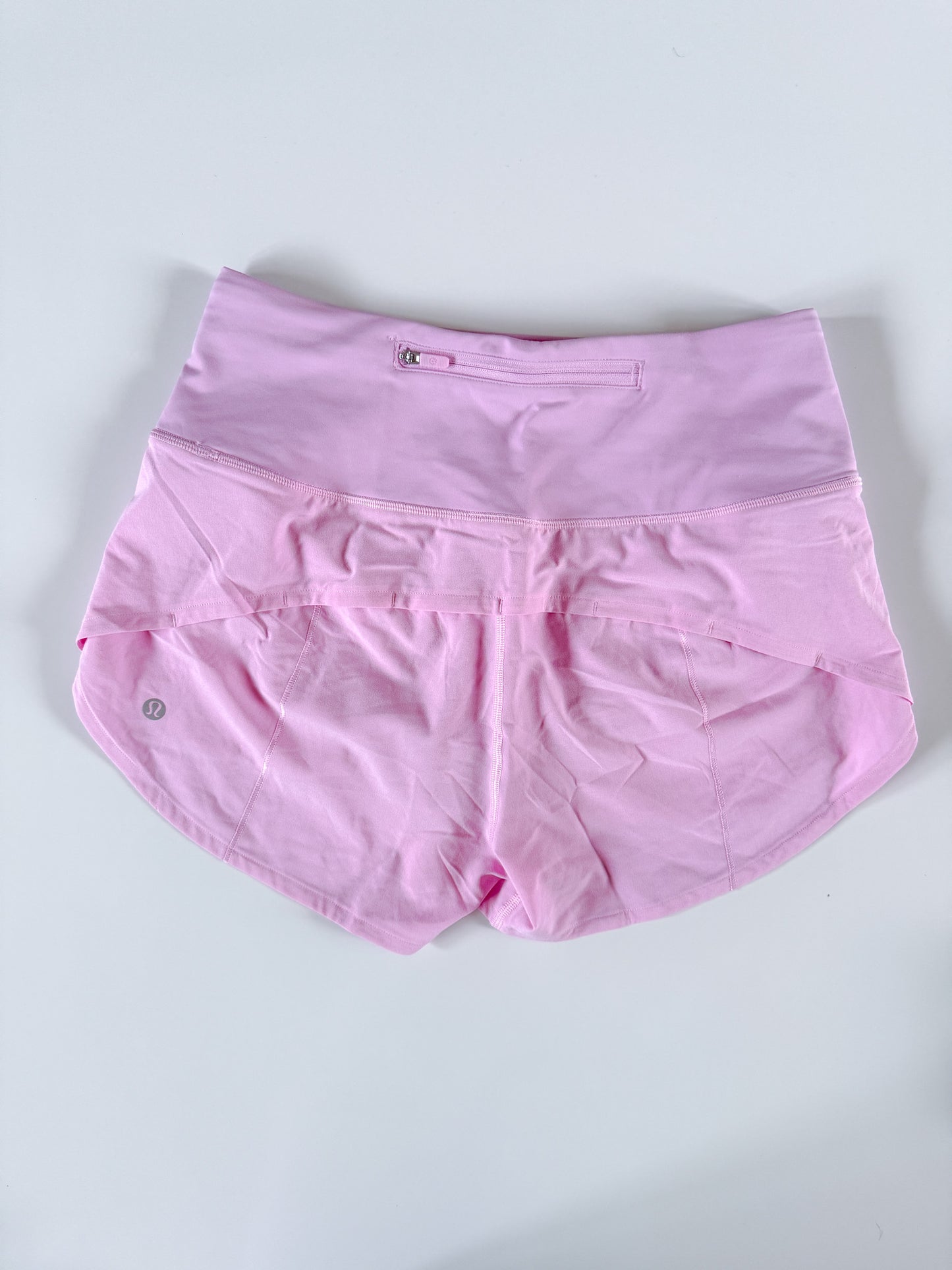 Size 2 RARE HIGHRISE Vita Pink Speed Up 2.5" no liner!