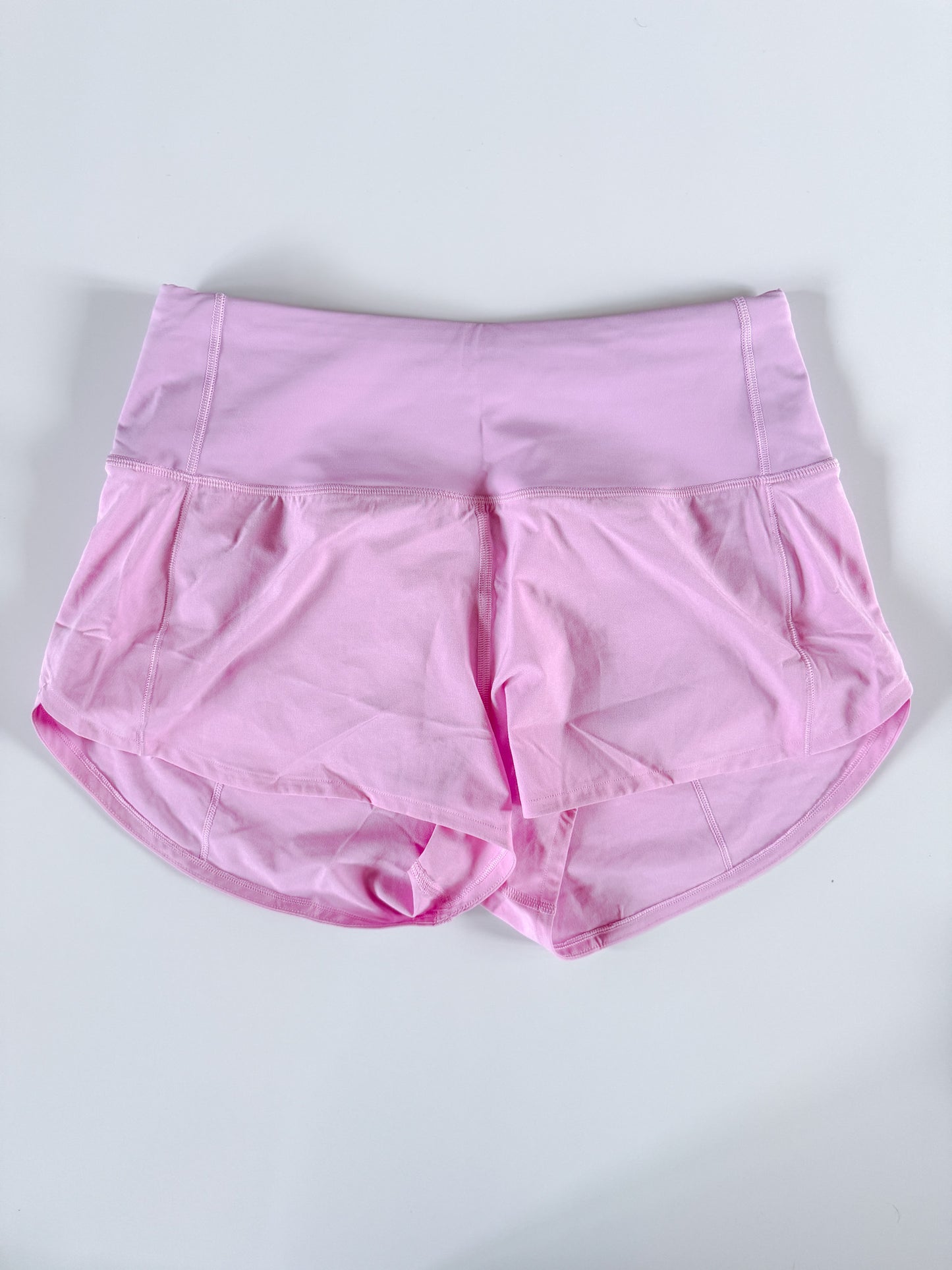 Size 2 RARE HIGHRISE Vita Pink Speed Up 2.5" no liner!
