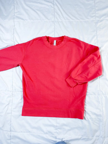 Size 2 Pale Raspberry Perfectly Oversized Crew