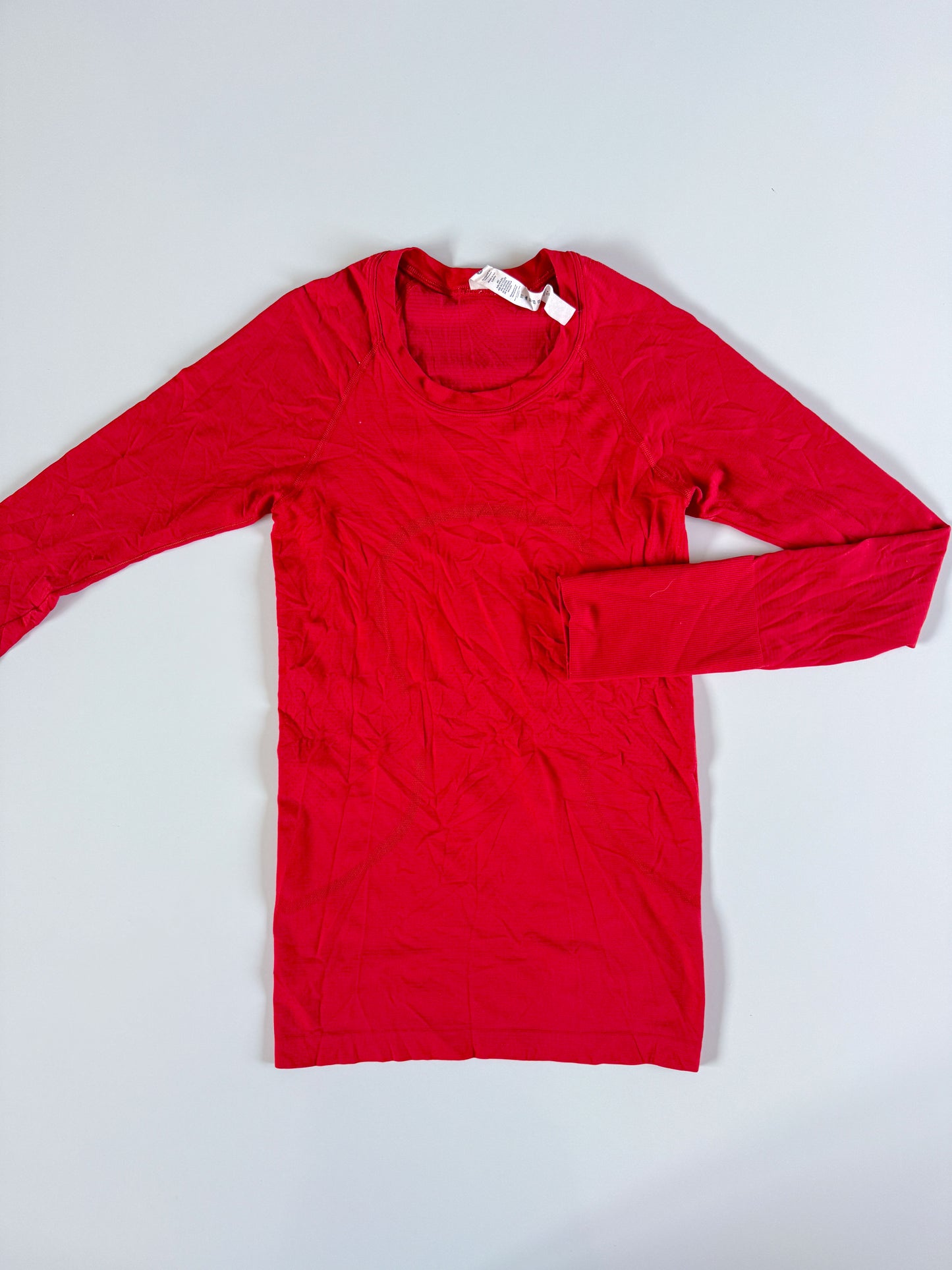 Size 0 Dark Red Swiftly Tech Long Sleeve 2.0