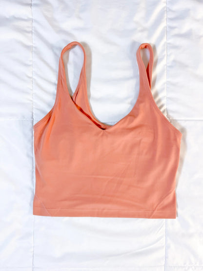 Size 6 Pink Savannah Align Tank