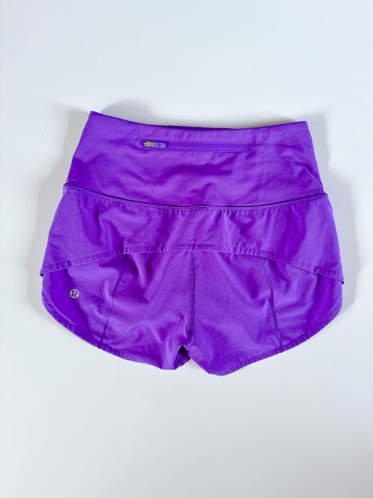 Size 0 RARE HIGHRISE Atomic Purple Speed Up 2.5"