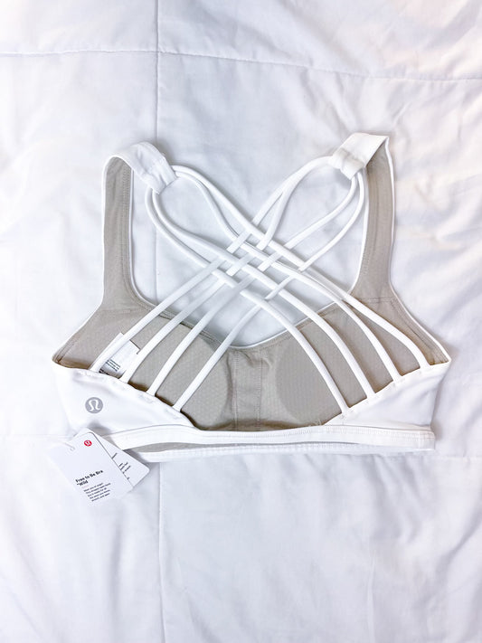 Size 12 NWT White Free To Be Wild Bra