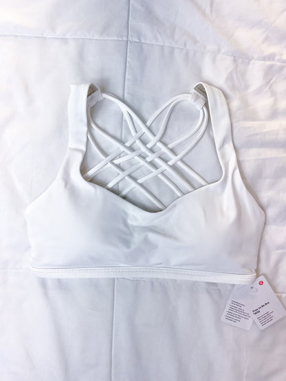 Size 12 NWT White Free To Be Wild Bra