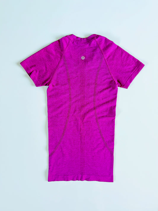 Size 4,6,8 Purple Highlight Swiftly Tech Short Sleeve 2.0