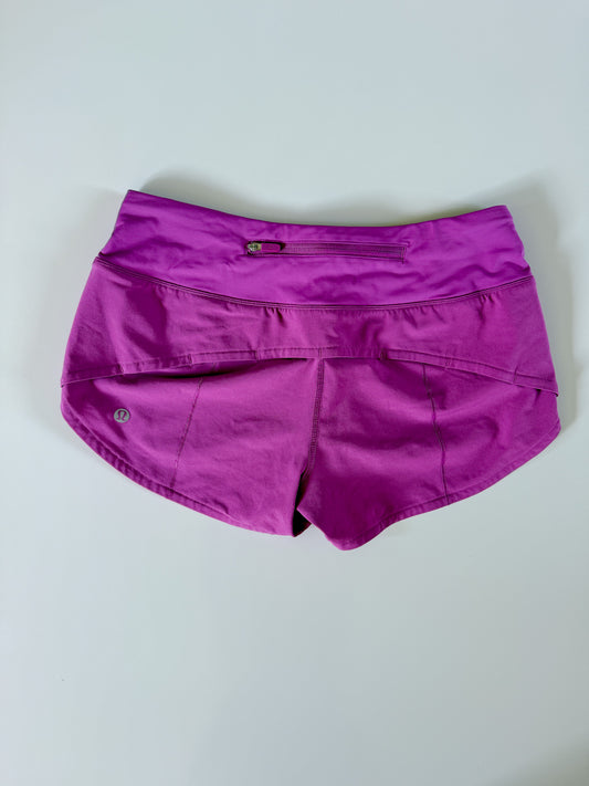 Size 2 RARE Vivid Plum Speed Up 2.5" No Liner