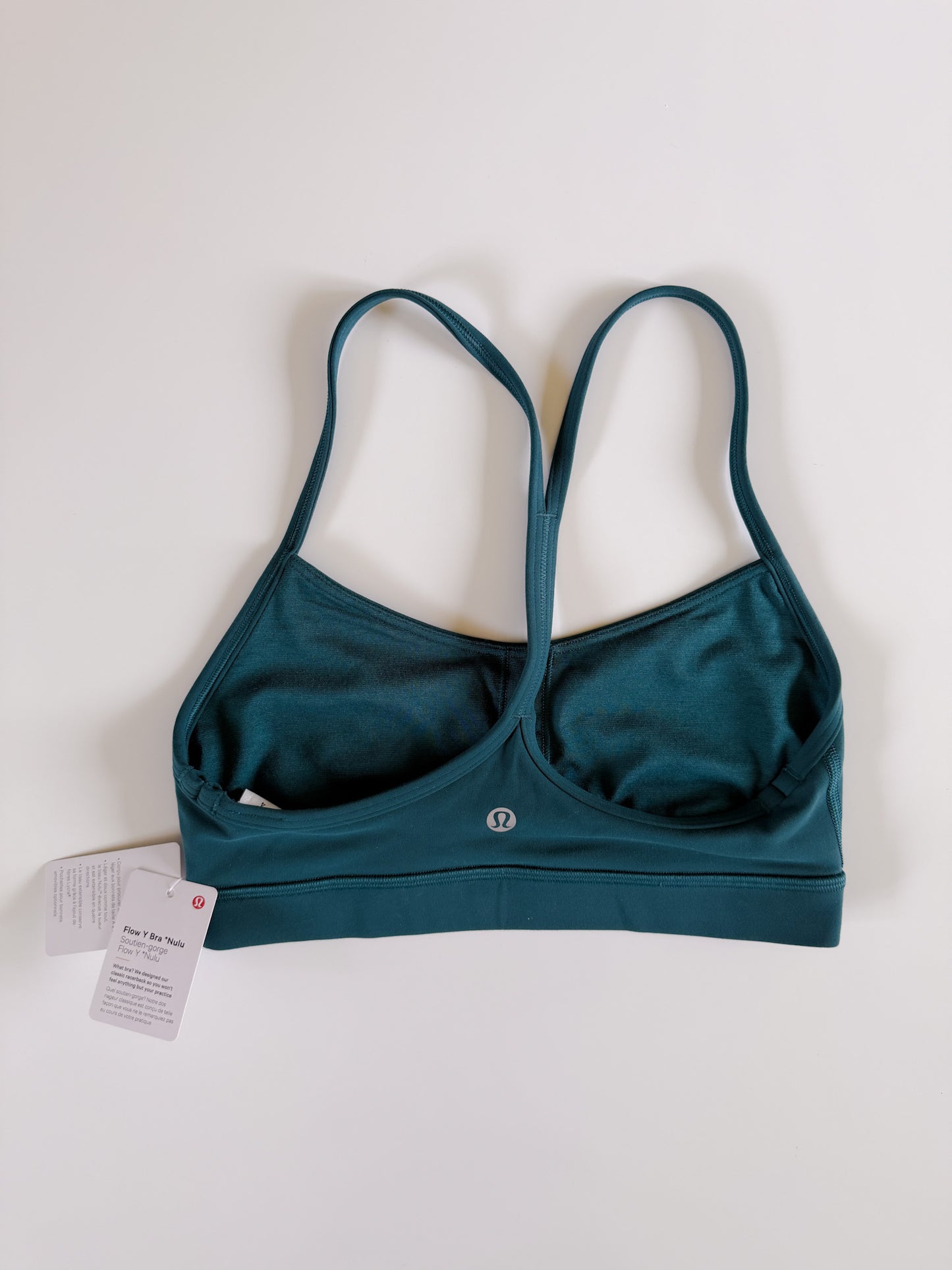 Size 8 NWT Storm Teal Flow Y Bra
