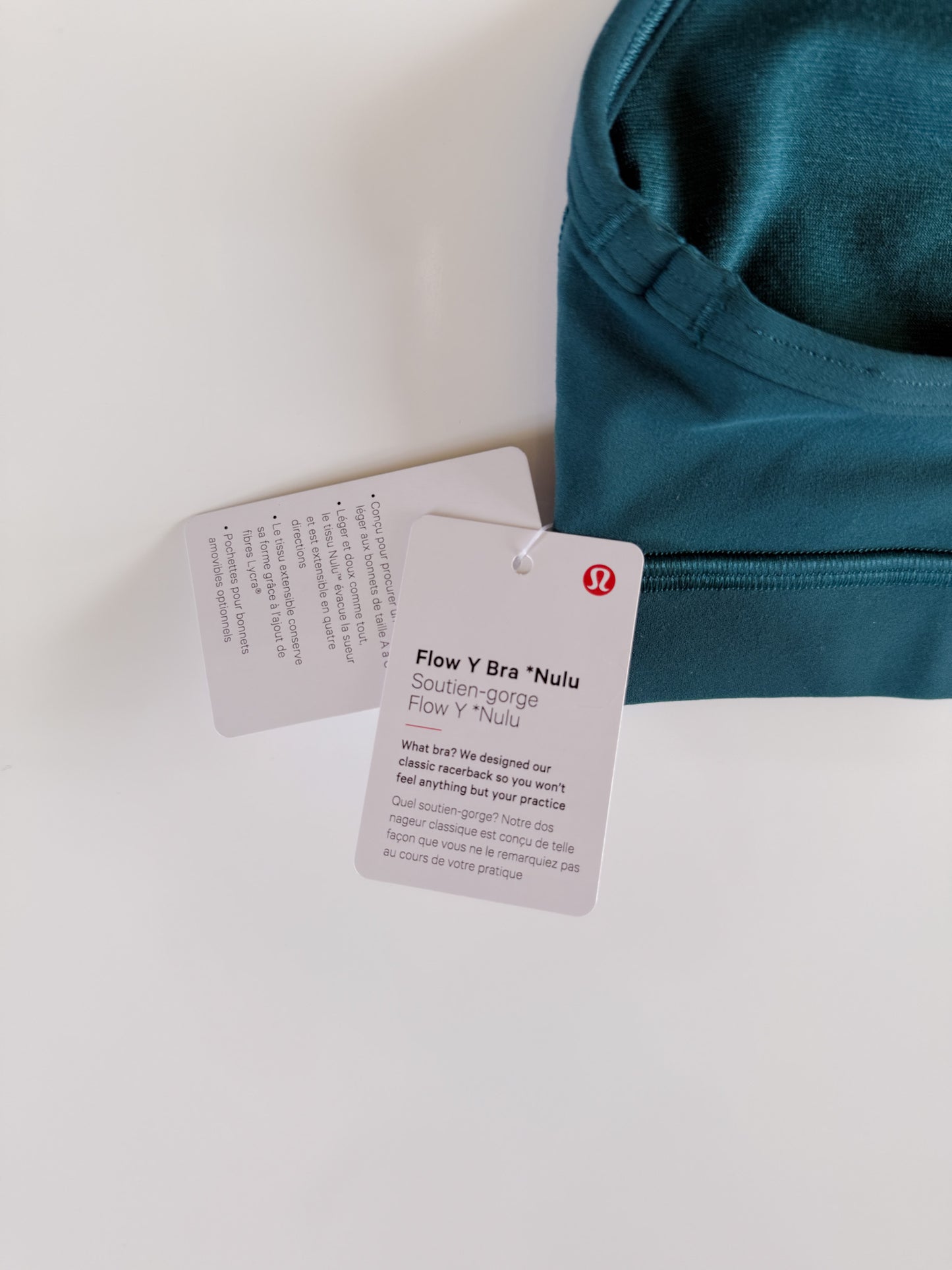 Size 8 NWT Storm Teal Flow Y Bra