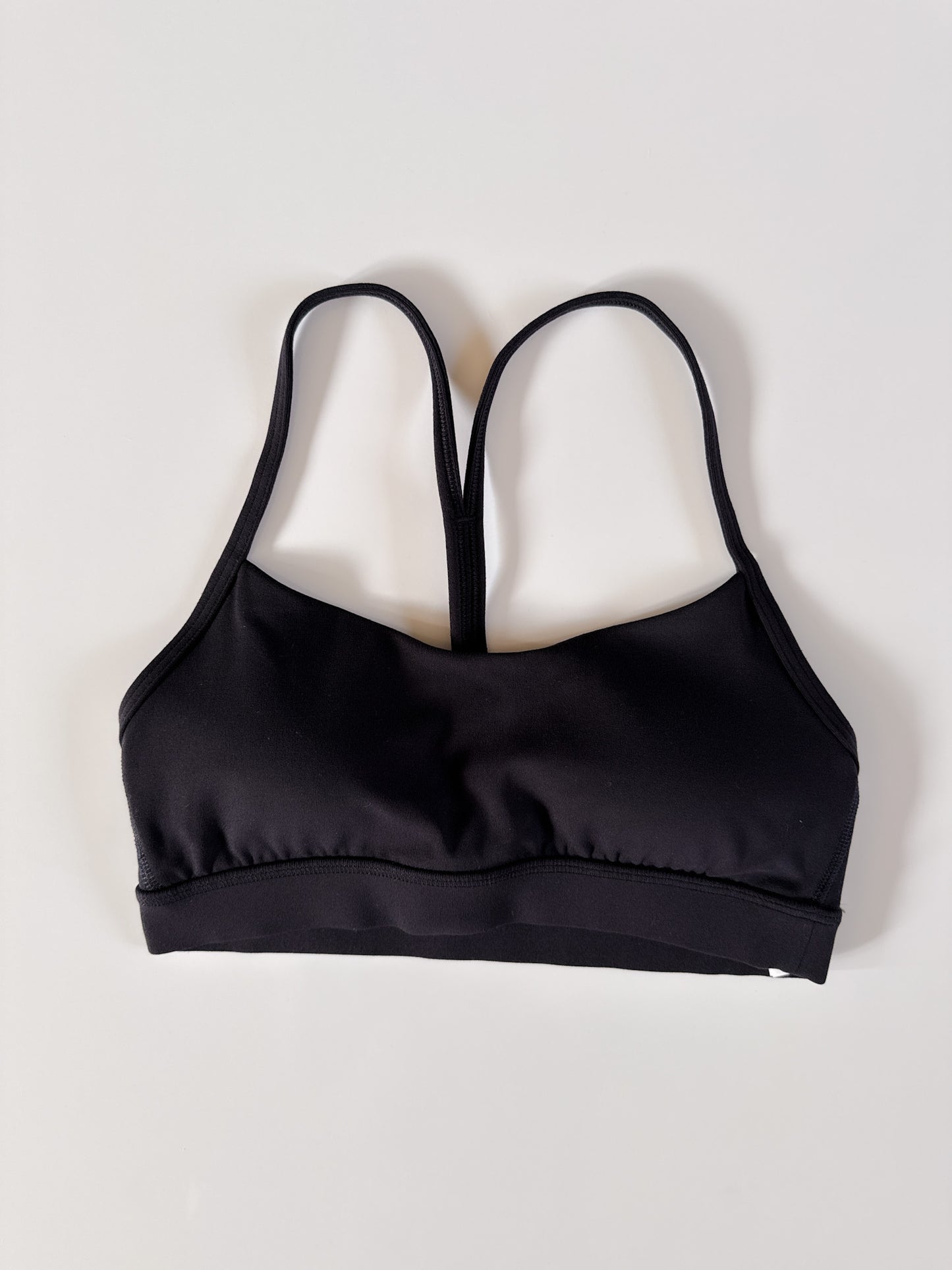 Size 6 NWT Black Flow Y Bra