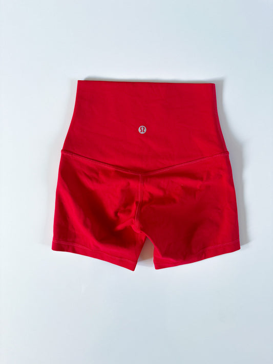 Size 0 Dark Red Align Short 4"