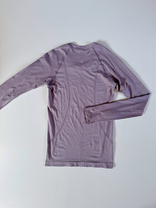 Size 4 Purple Swiftly Tech Long Sleeve 2.0