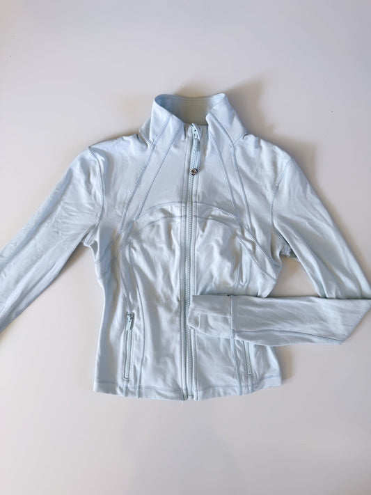 Size 4 RARE Sheer Blue Define Cropped Jacket