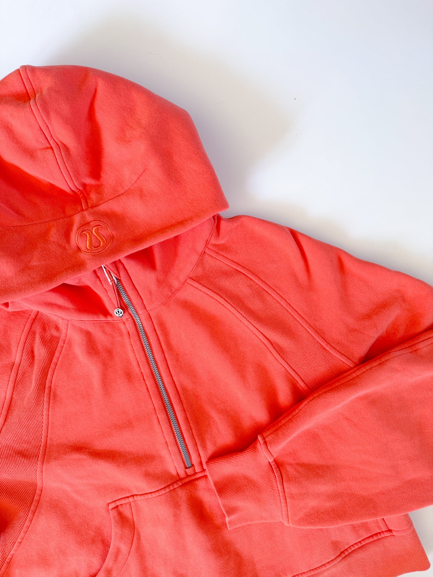M/L Warm Coral Half-Zip Scuba