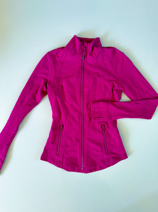Size 4 RARE Hot Pink Define Jacket description
