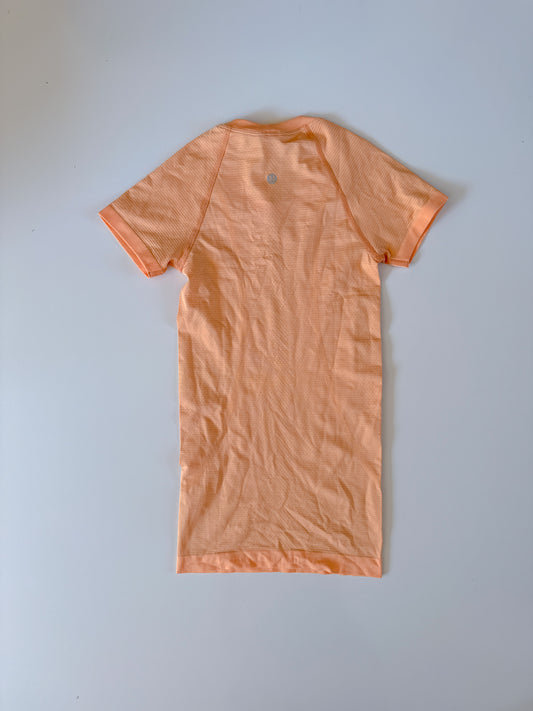 Size 0 Rock Melon Swiftly Tech Short Sleeve 2.0