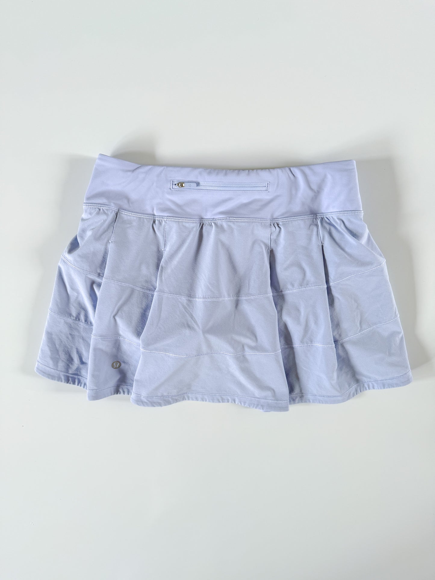 Size 0 Pastel Blue Pace Rival Skirt 15"