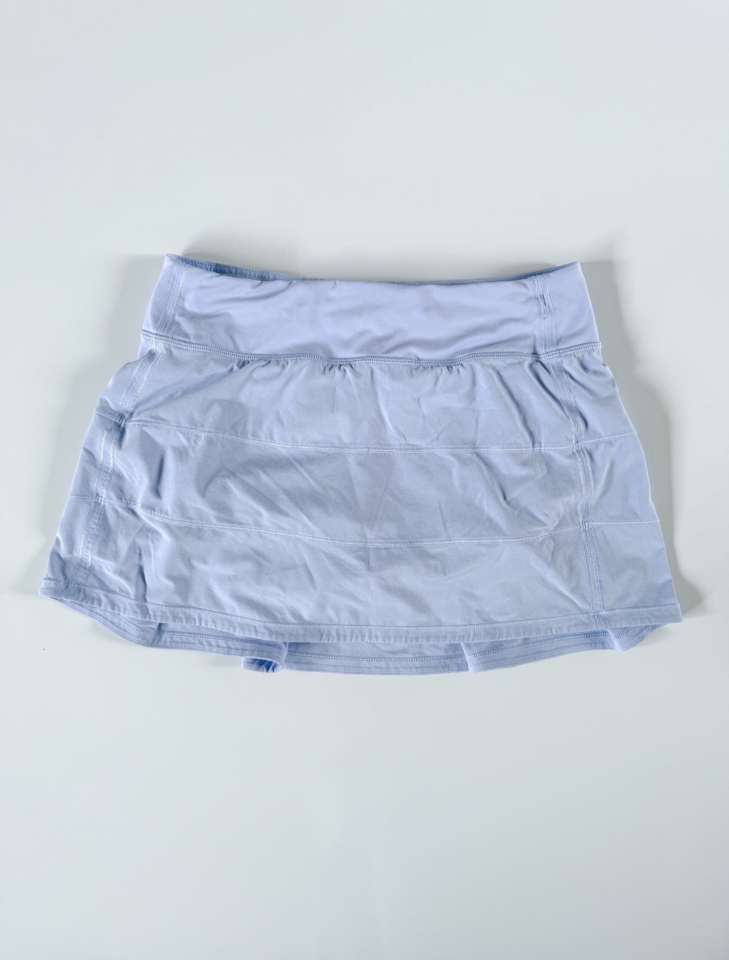 Size 0 Pastel Blue Pace Rival Skirt 15"