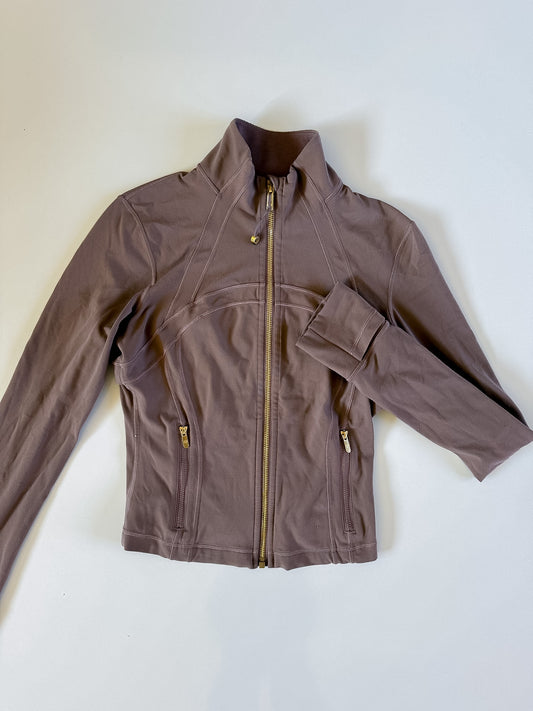 Size 6 RARE Taupetastic/Gold Define Cropped Jacket *Nulu