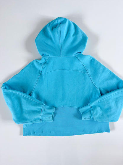 M/L RARE Electric Turquoise Half-Zip Scuba