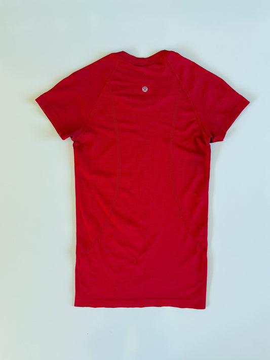 Size 0 RARE Dark Red Swiftly Tech Short Sleeve 2.0