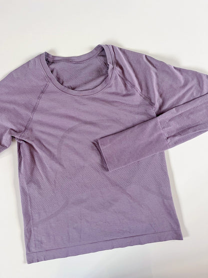 Size 6 Purple Swiftly Tech Long Sleeve 2.0