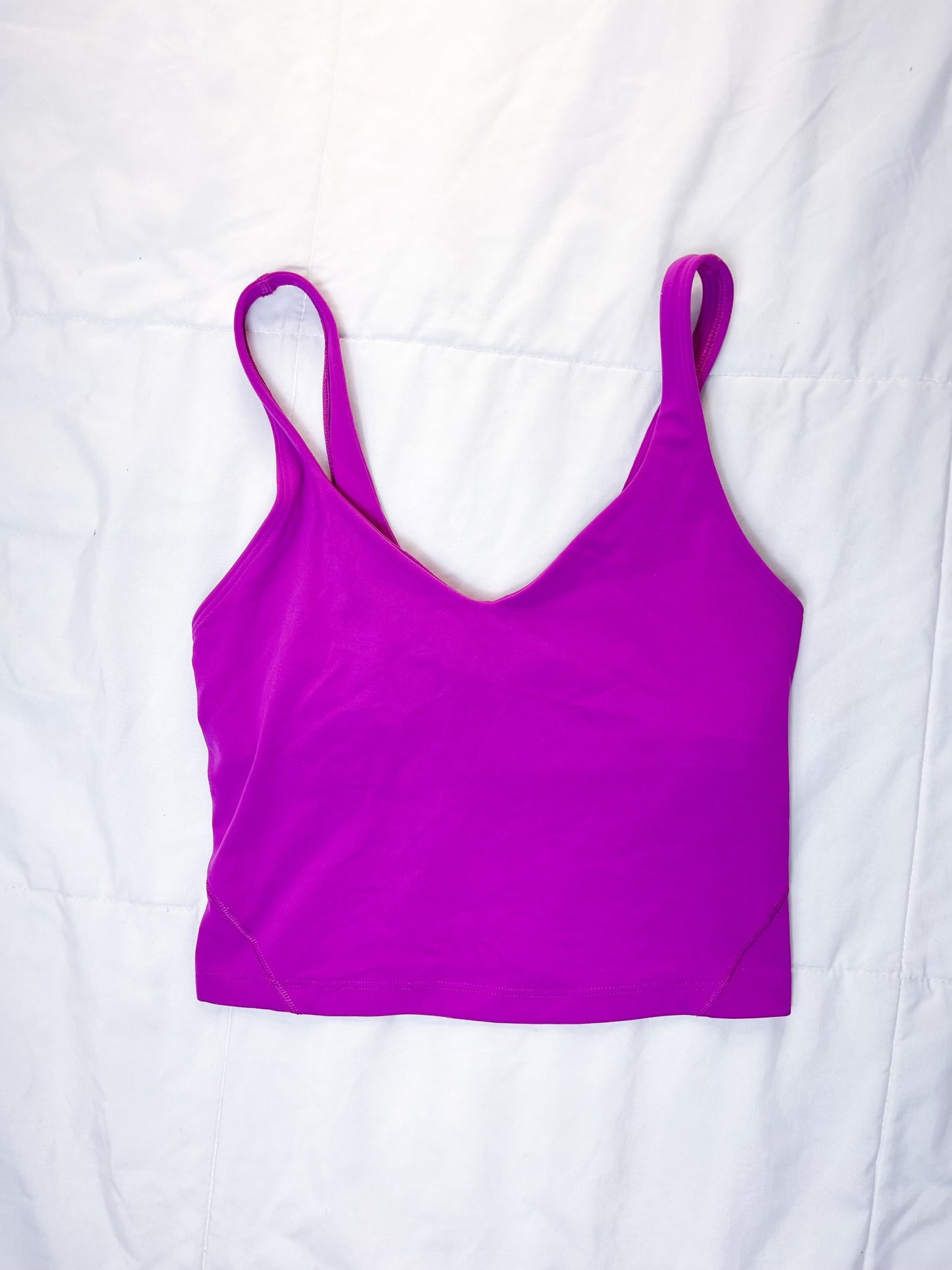 Size 4 Vivid Plum Align Tank