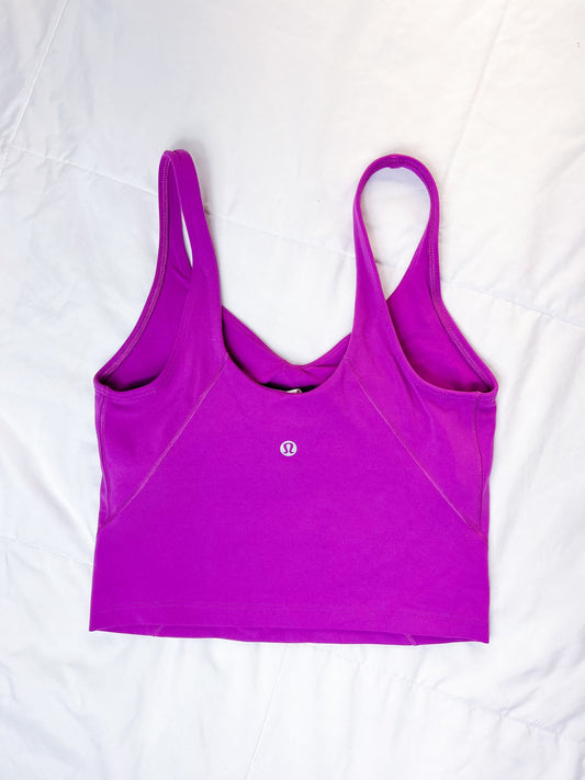 Size 4 Vivid Plum Align Tank