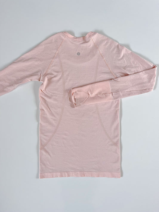 Size 8 Strawberry Milkshake Swiftly Tech Long Sleeve 2.0