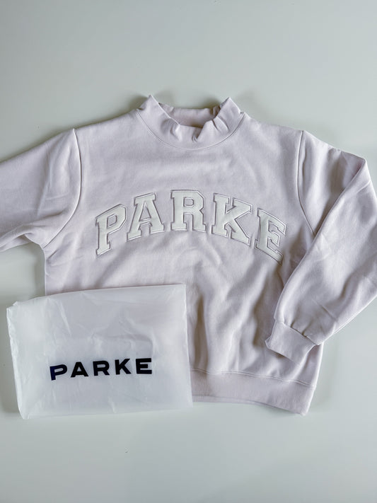 L/XL RARE Parke Lilac Purple Mockneck -BRAND NEW!