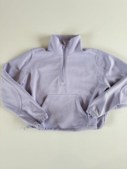 Size 4 Lavender Frost Brushed Softstreme Half-Zip