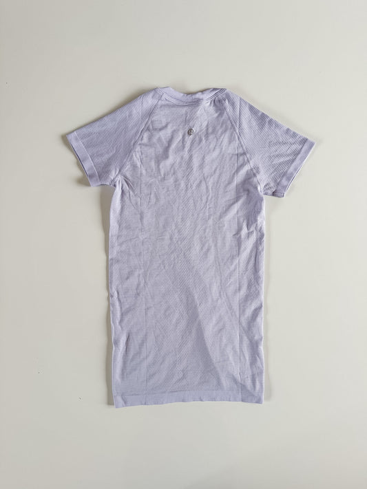 Size 2 Lavender Frost Swiftly Tech Short Sleeve 2.0