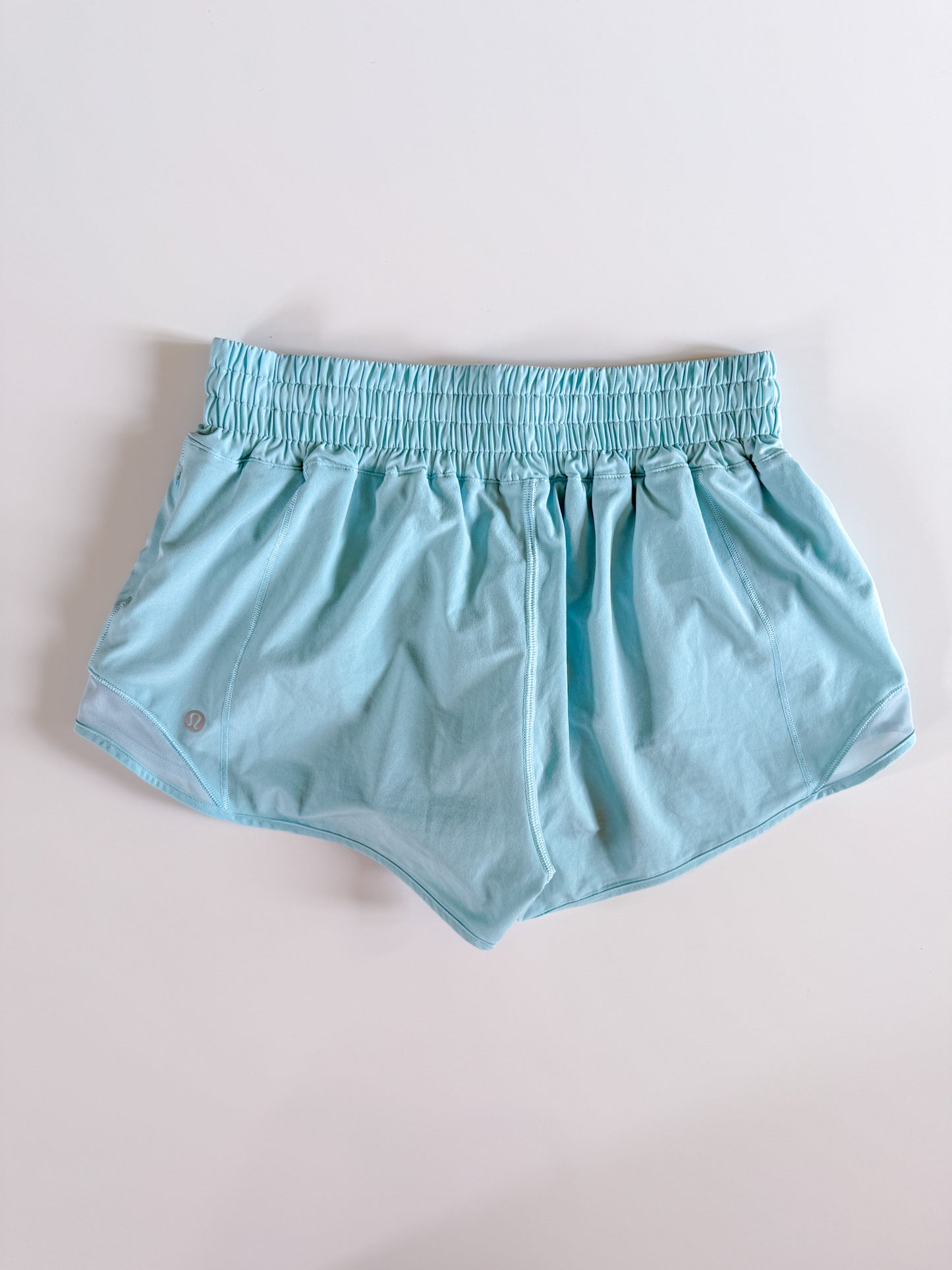 Size 10 HIGHRISE Icing Blue Hotty Hot 2.5"