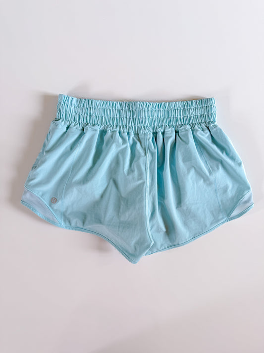 Size 10 HIGHRISE Icing Blue Hotty Hot 2.5"