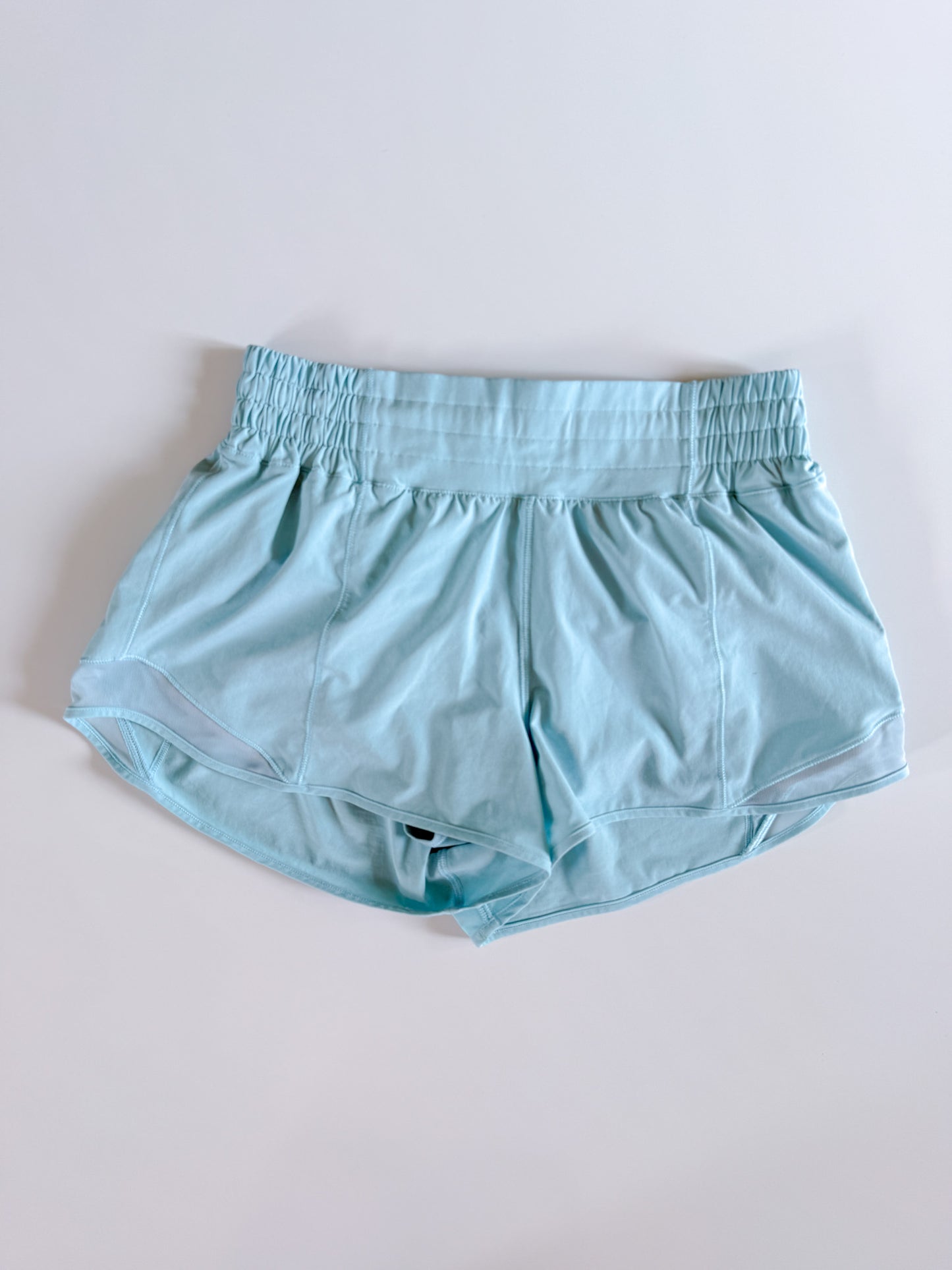 Size 10 HIGHRISE Icing Blue Hotty Hot 2.5"