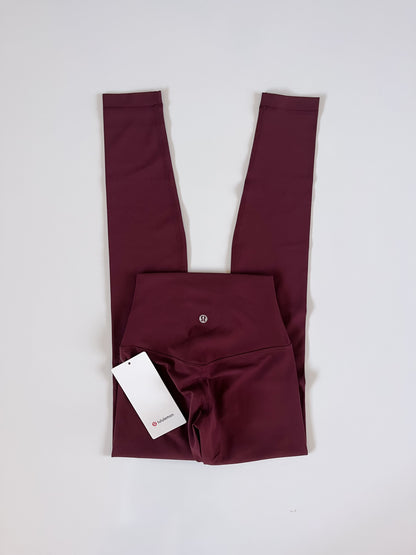 Size 0 NWT Red Merlot Align 28"