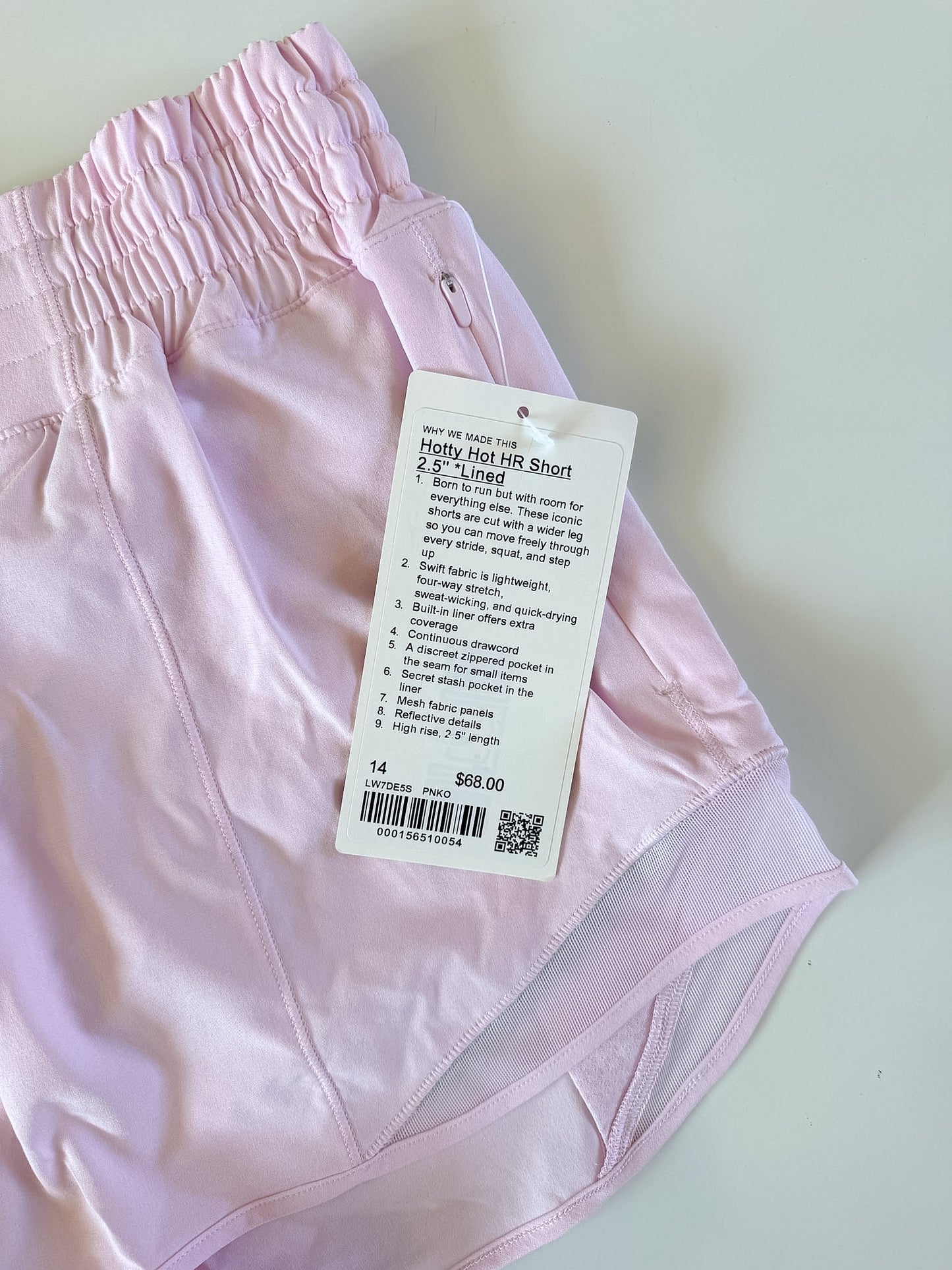 Size 14 NWT HIGHRISE Pink Organza Hotty Hot 2.5"