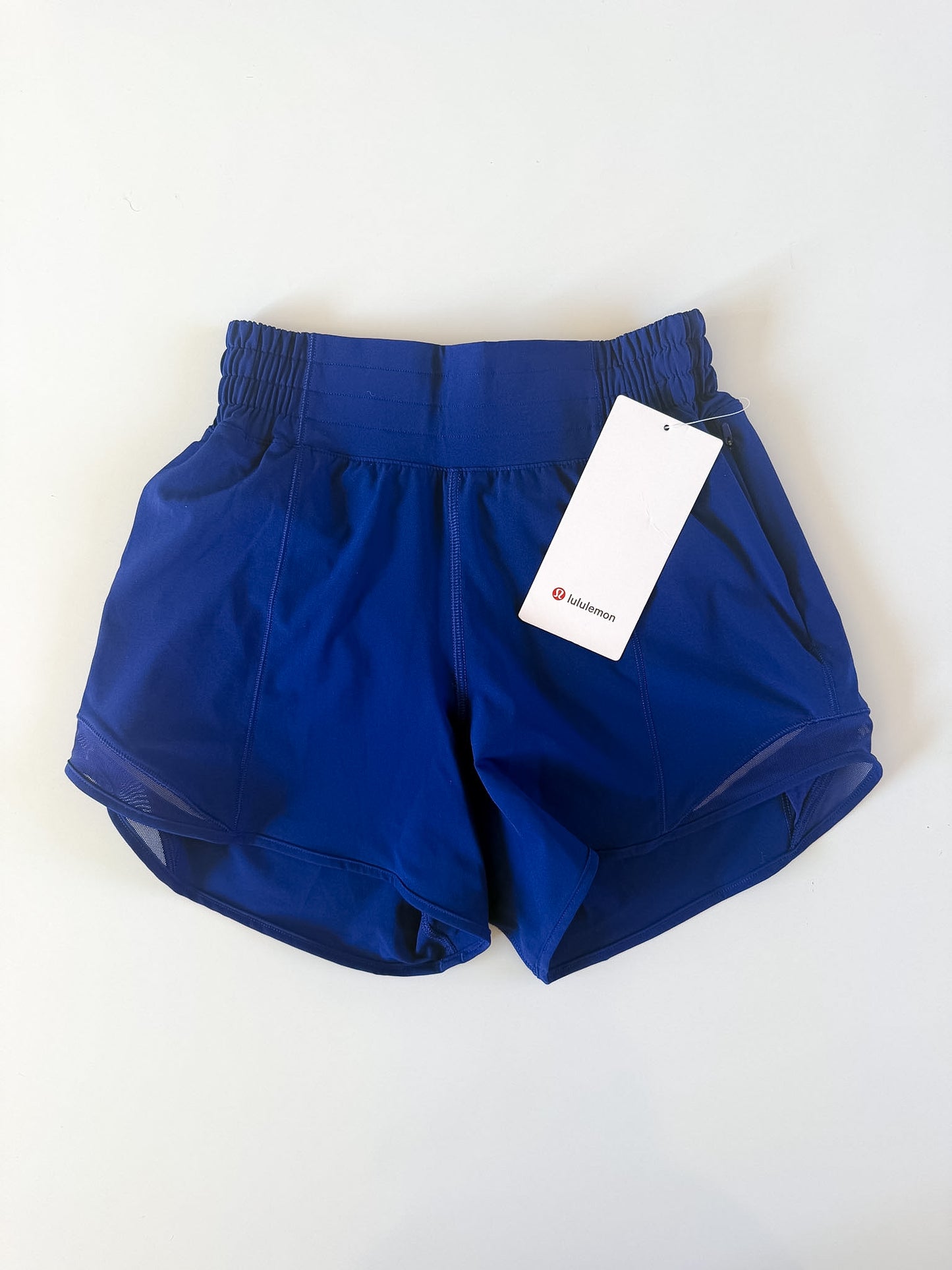 Size 2 NWT HIGHRISE Deep Sea Blue Hotty Hot 4"