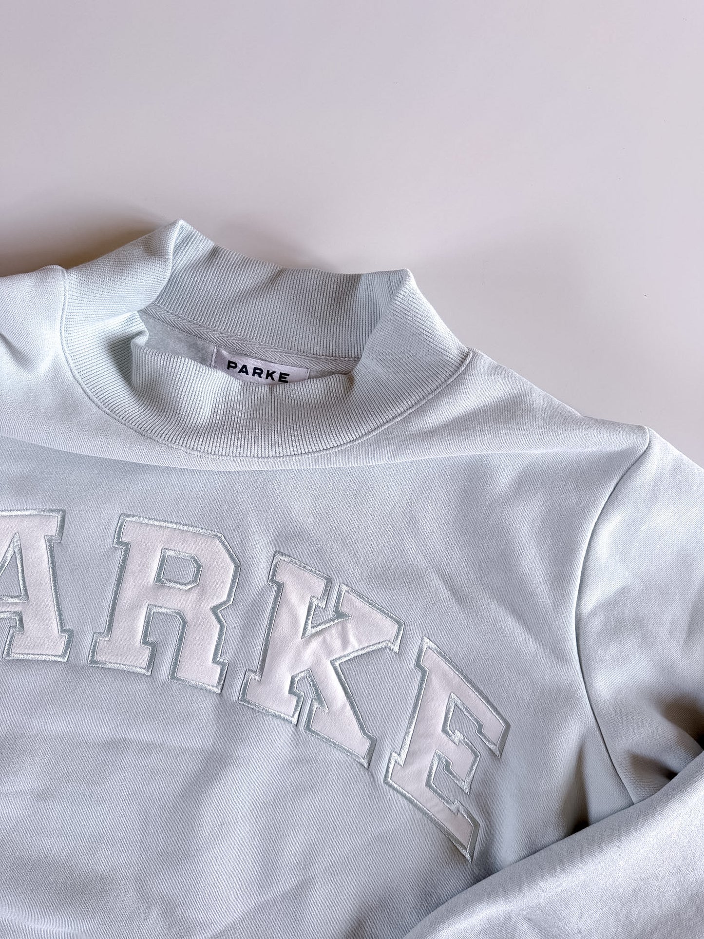 XXL RARE Pale Blue PARKE Mockneck