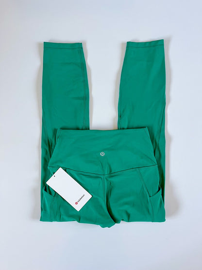 Size 6 NWT Cascada Green Align 25" *Pockets