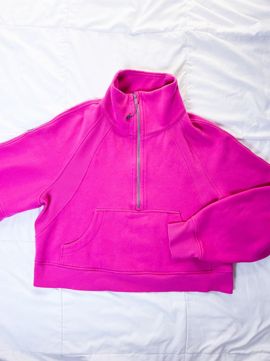 M/L Sonic Pink Funnel Neck Scuba