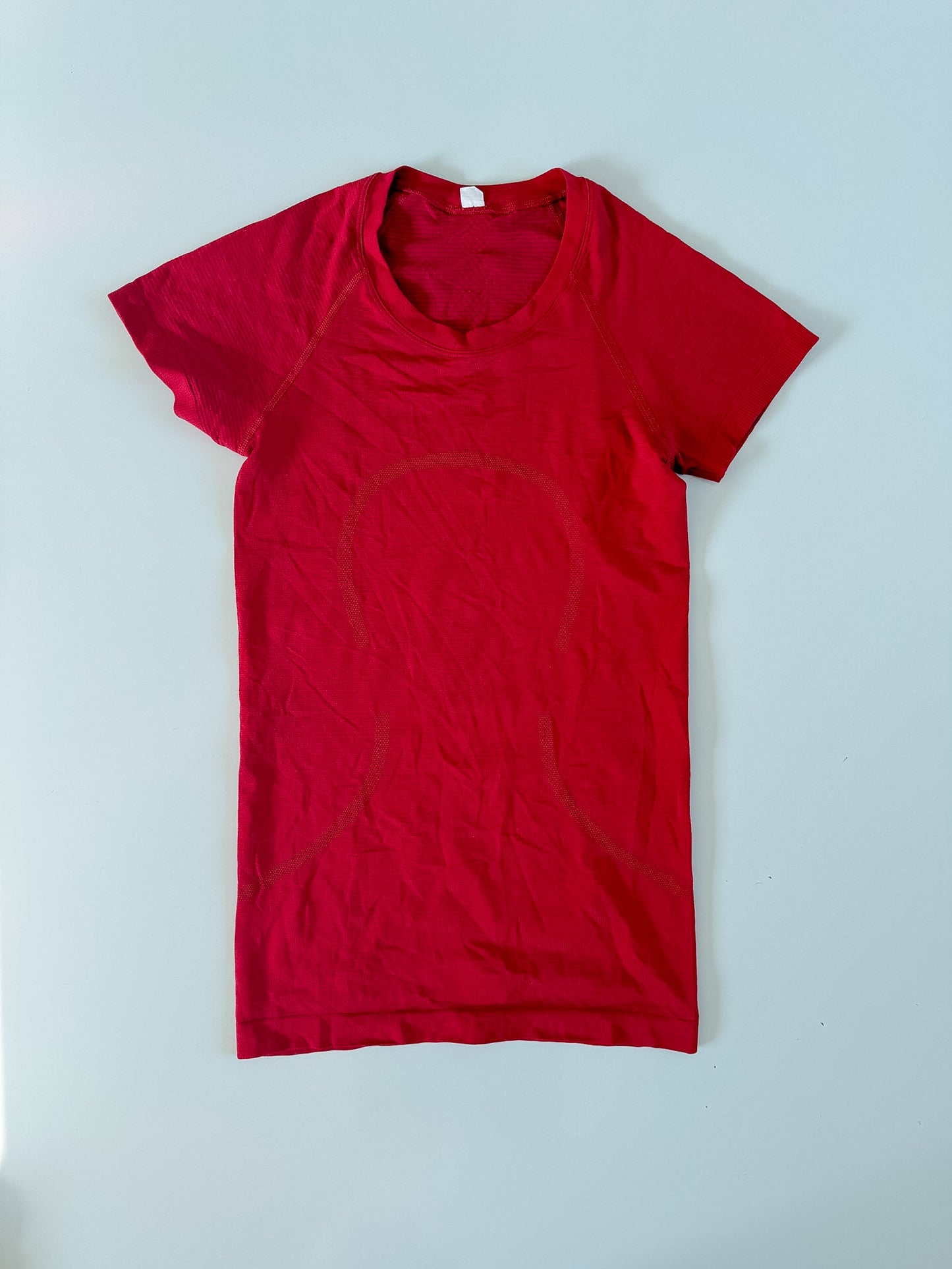 Size 4 RARE Red/GOLD logo Swiftly Tech Short Sleeve 2.0