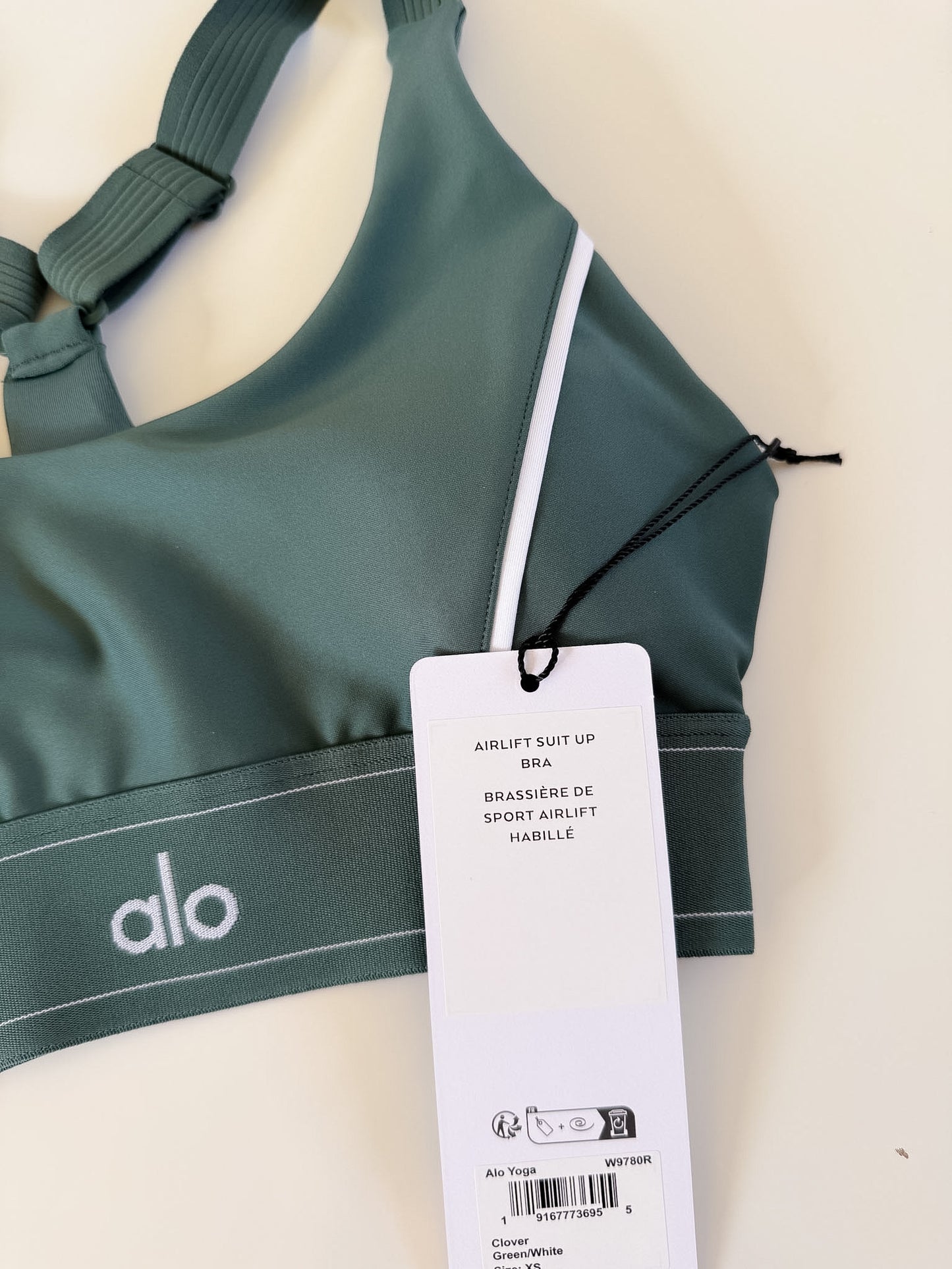 XS Clover Green AIo Airlift Suit Up Bra