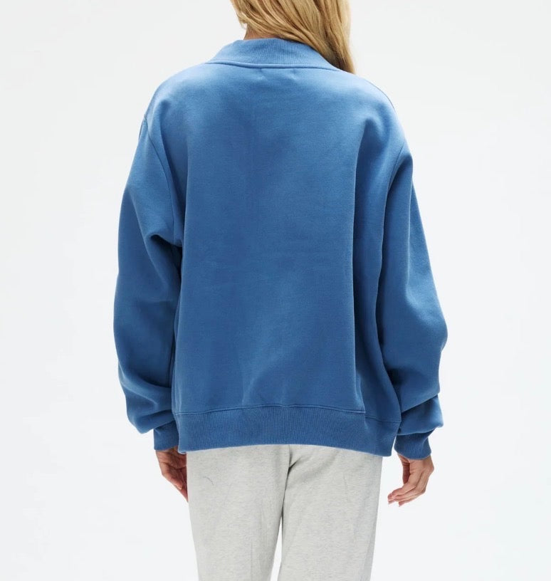 RARE Blue PARKE Mockneck
