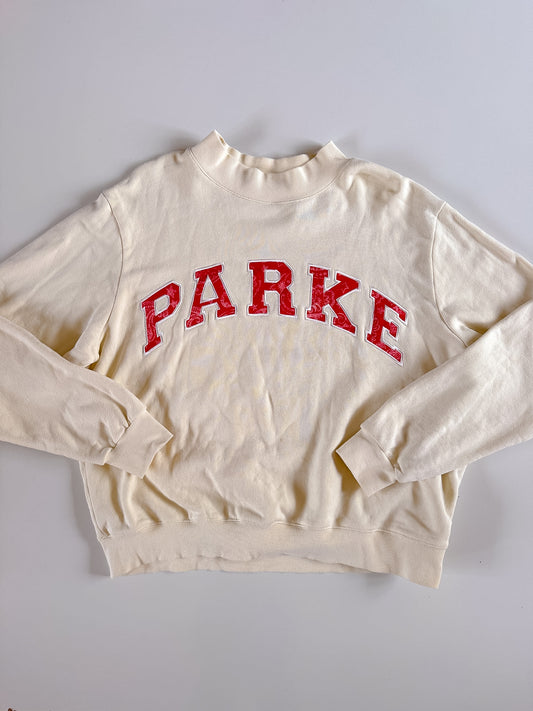 L/XL VERY RARE Yellow/Red PARKE Mockneck