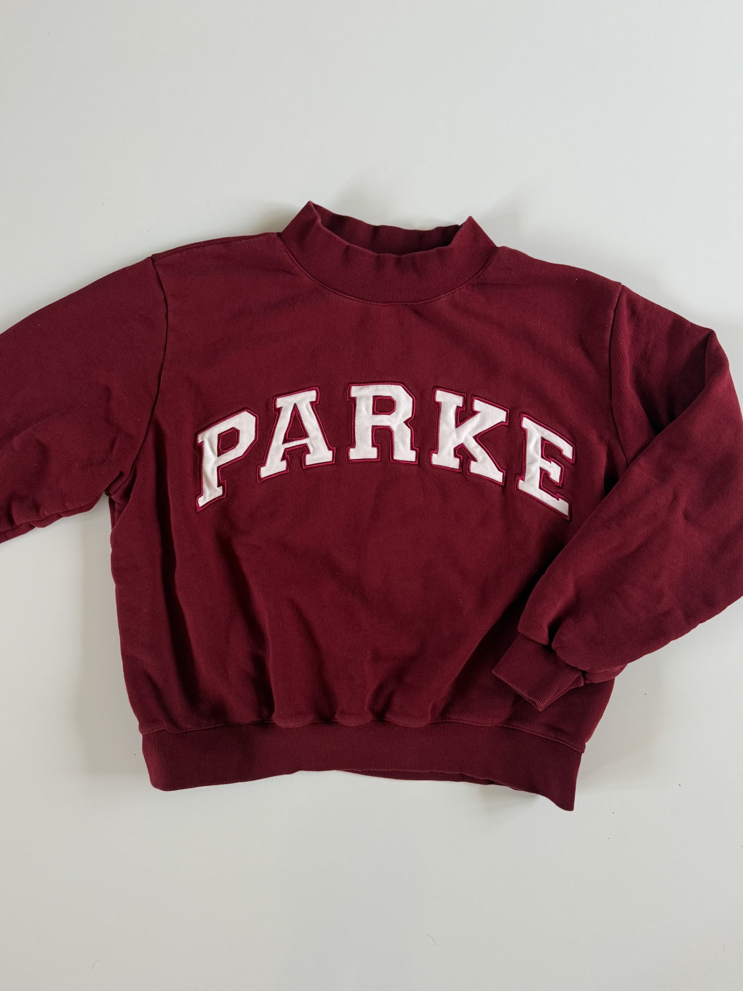 L/XL RARE PARKE Back To School Mockneck