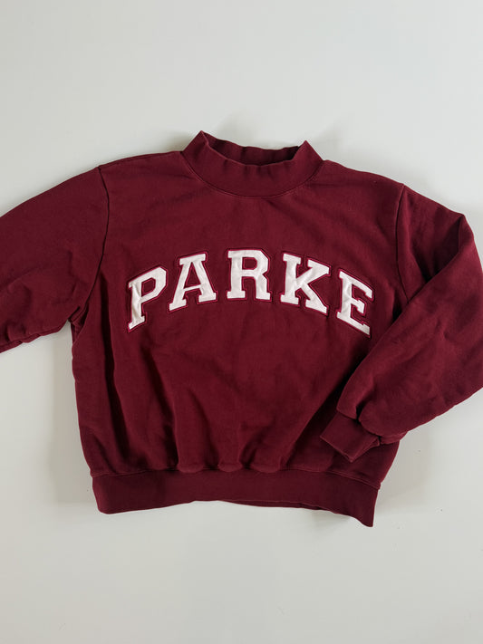 L/XL RARE PARKE Back To School Mockneck
